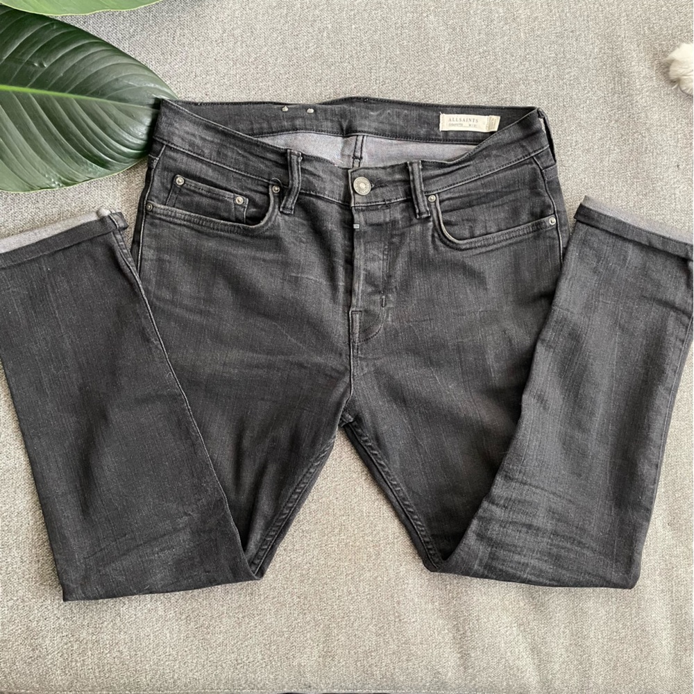 [SOLD] ALLSAINTS Cigarette Jeans - Black - Size 31
